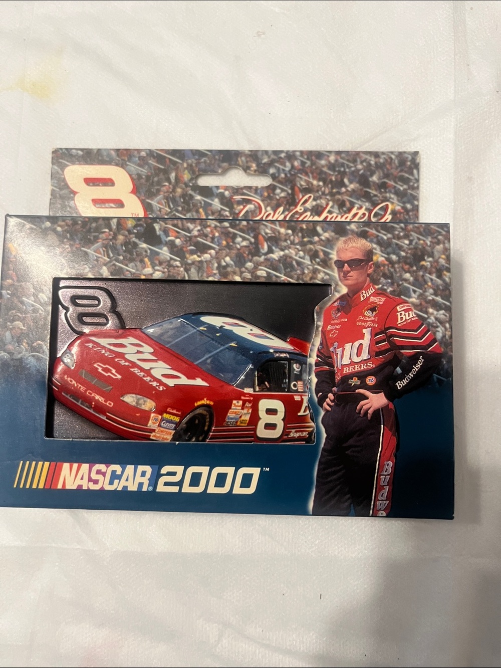 Limited Edition Nascar Playing Cards Dale Earnhardt 2000 Collectible Tin-2 Deck